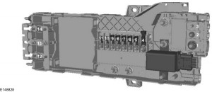 Ford Transit mk8 (2015) - pre fuse box