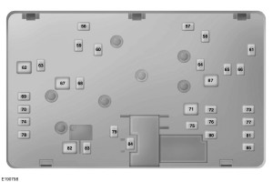 Ford Galaxy mk2 (2015) - fuse box - power distribution bottom