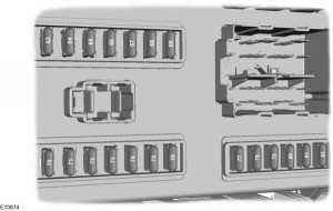 Ford Transit mk7 (2006) - fuse box - passeneger compartment