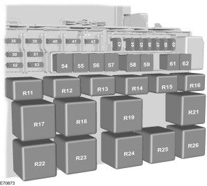 Ford Transit mk7 (2006) - standard relay box