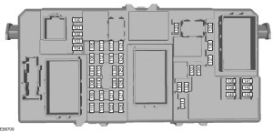 Ford Focus EU c307 (2007) - fuse box - passeneger compartment