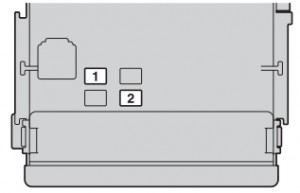 Toyota Auris mk1 - fuse box - passenger compartment type B (hybrid model)