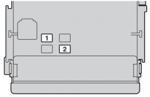 Toyota Auris mk2 - fuse box - passenger compartment - type B - gasoline engine