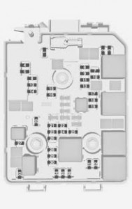 Vauxhall Adam (2013) - fuse box - engine compartment