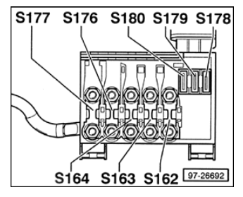 Volkswagen golf mk4 fuse box battery