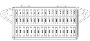 Volkswagen Polo mk5 GTI - fuse box