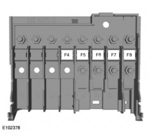 Ford Fiesta Classic (2010) - fuse box - engine compartment (India version)