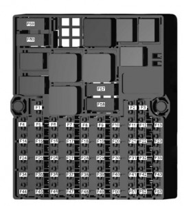 Ford Figo (2010) - fuse box - passenger junction