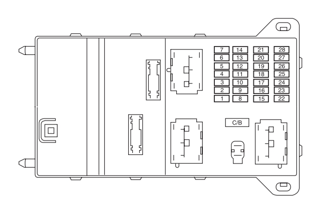 Lincoln MKZ (2005 - 2010) - fuse box diagram - Auto Genius