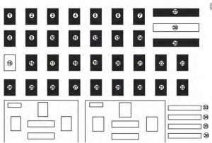 Renault Capture - fuse box diagram