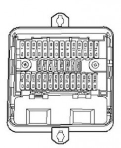 Volkswagen Transporter T5 ESSENTIALS - fuse box - holder D