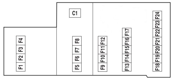 Gmc Canyon Mk1 First Generation 2008 Fuse Box Diagram