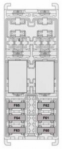 Alfa Romeo Giulietta - fuse box - boot compartment