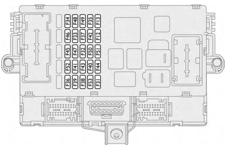 Fiat Croma (2007 2009) fuse box diagram Auto Genius