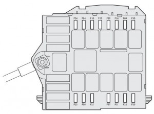 Fiat Bravo - fuse box - engine compartment