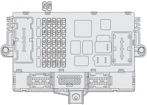 Fiat Idea - fuse box - dashboard