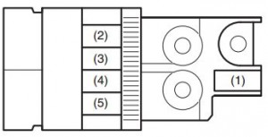 Fiat Sedici -fuse box - engine compartment (petrol)