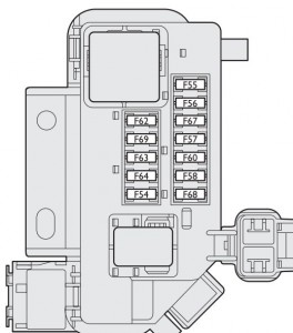 Fiat Stilo - fuse box - boot compartment