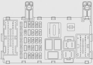 Fiat Strada mk4 FL - fuse box - passenger compartment