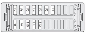 Alfa Romeo 147 - fuse box - battery