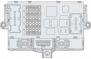 Lancia Ypsilon mk1 - fuse box - dashboard