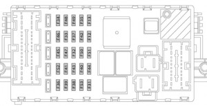 Lancia Delta mk3 - fuse box - dashboard