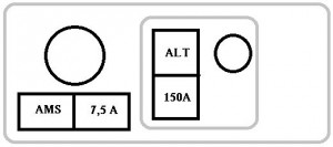 Kia forte mk2 - fuse box - engine room - battery terminal cover