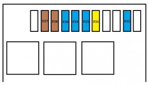 Peugeot 508 - fuse box - engine compartment