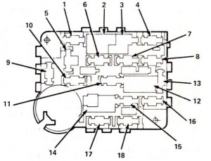 Lincoln Mark VII - fuse box