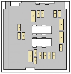 Peugeot 807 - fuse box - engine compartment
