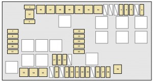 Toyota 4Runner 4th Generation - fuse box - engine compartment