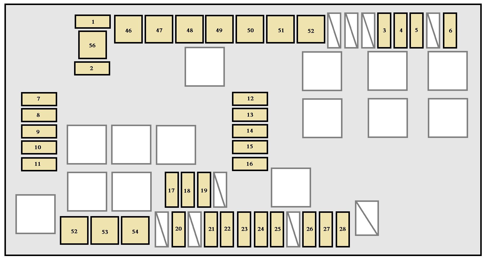 Toyota 4runner  2003  - Fuse Box Diagram