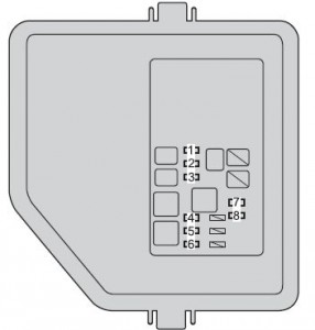 Toyota Avalon Hybrid - fuse box - engine compartment (fuse box type B)