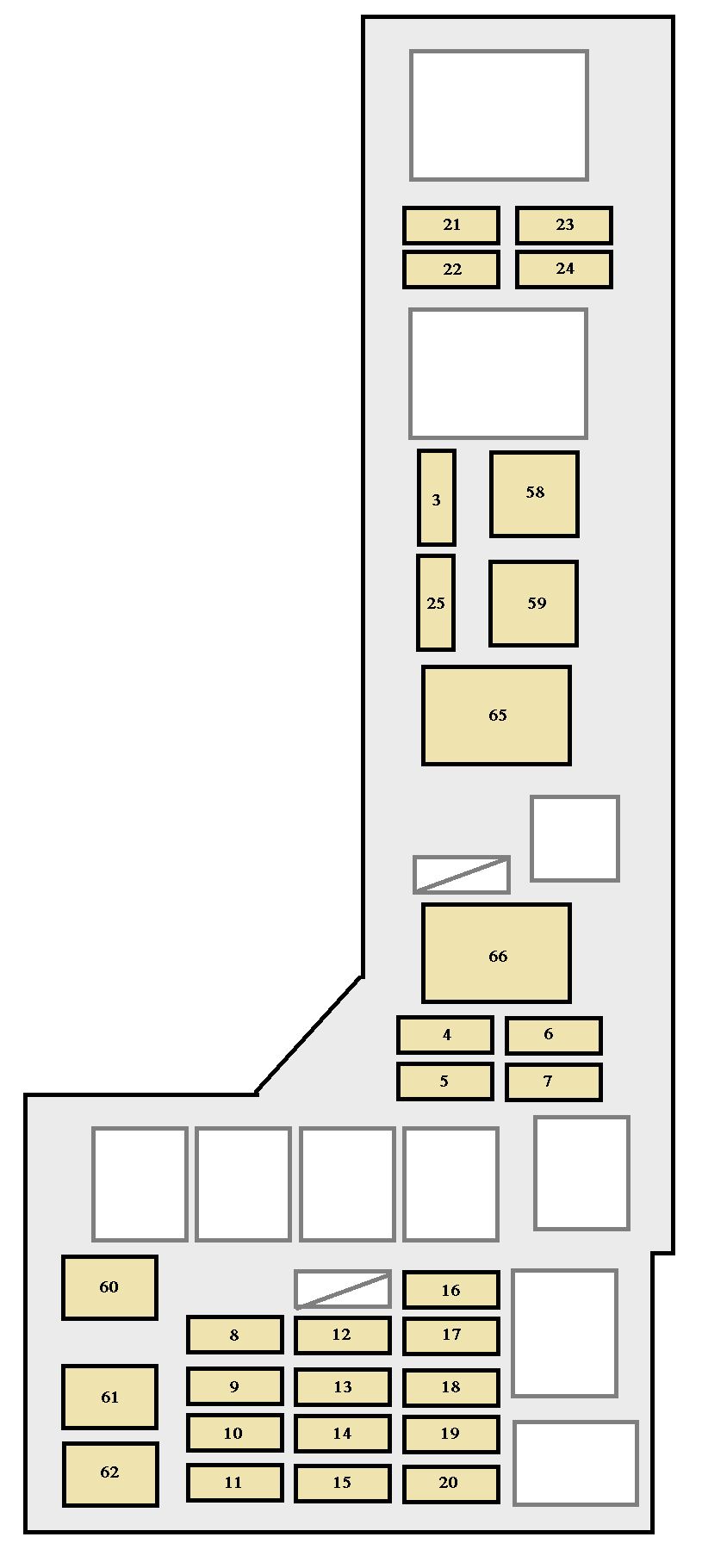 Toyota Avalon (2000 - 2002) - fuse box diagram - Auto Genius