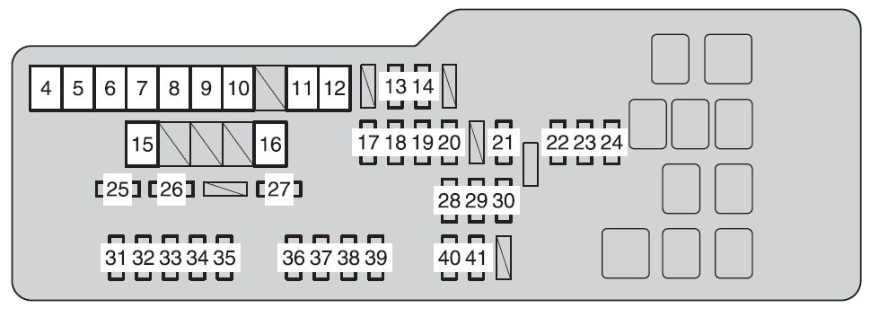 2010 Toyota Camry Fuse Box Diagram Wiring Diagram 200