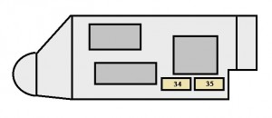 Toyota Celica - fuse box - passenger's side kick panel