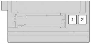 Toyota Highlander Hybrid - fuse box - instrument panel (front side of fuse block)