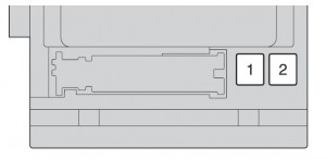 Toyota Highlander mk2 - fuse box - instrument panel (front side of fuse block)