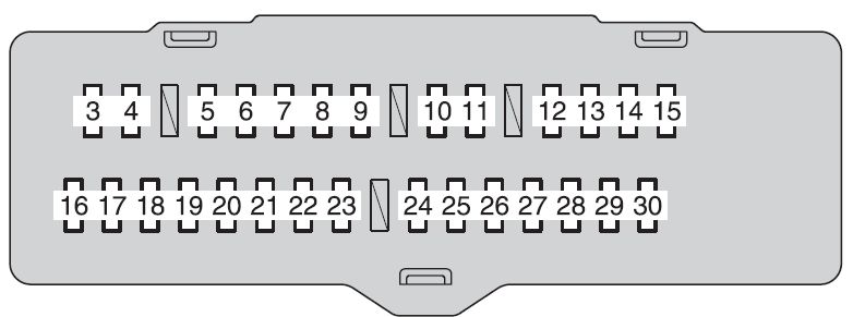 2008 Toyota Highlander Fuse Panel Diagram Wiring Diagram Load