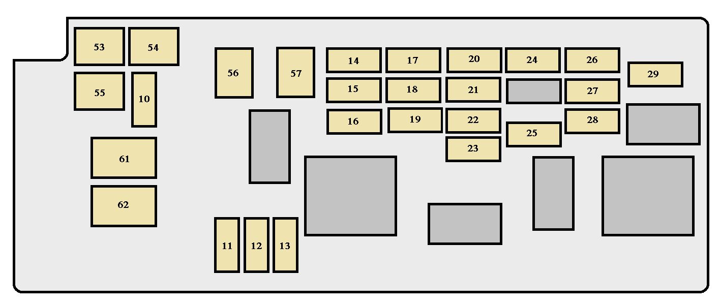 Toyota Sequoia (2003 - 2004) - fuse box diagram - Auto Genius