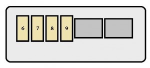 Toyota Sequoia mk1 - fuse box - engine compartment