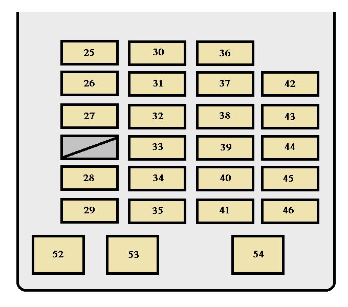 Toyota Sequoia  2001 - 2002  - Fuse Box Diagram