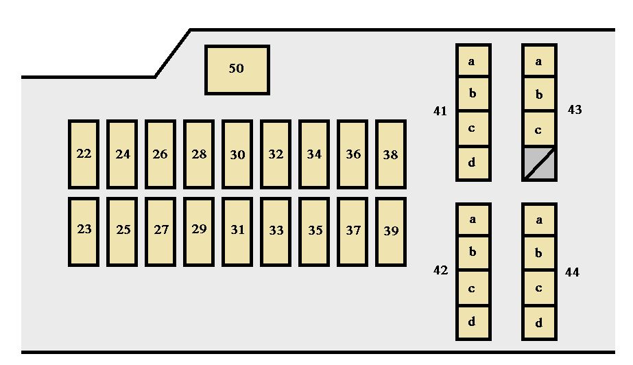 Toyota Celica  2002  - Fuse Box Diagram