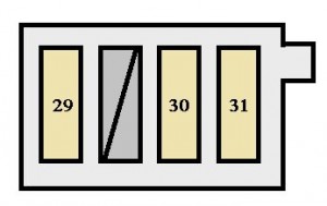 Toyota Echo - fuse box