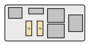 Toyota Land Cruiser - fuse box - engine compartment