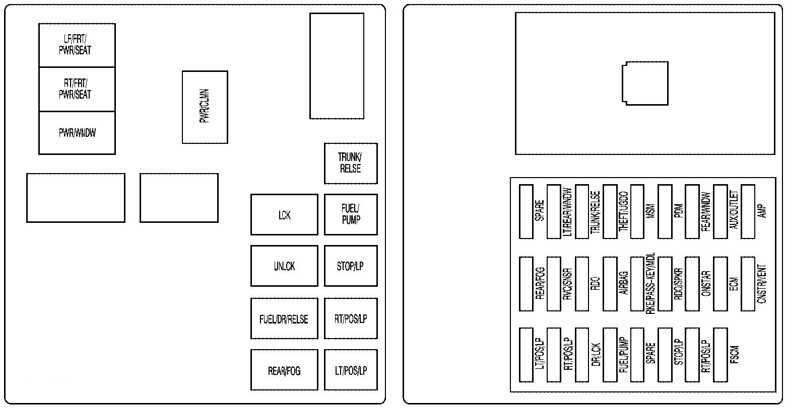 Cadillac Cts 2008 Fuse Box Diagram Auto Genius