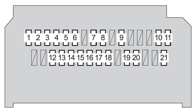 2009 Toyota Yaris Fuse Box Diagram Reading Industrial