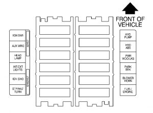 GMC C-Series mk2 - fuse box - maxi-fuse block