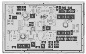 Buick Cascada - fuse box - engine compartment