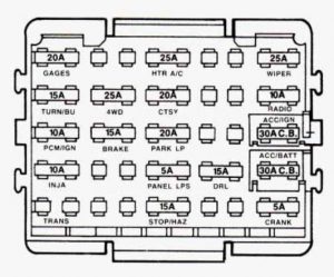 94 Silverado Fuse Box | Online Wiring Diagram